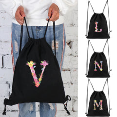 Pink Series Drawstring Backpack Gym Bag