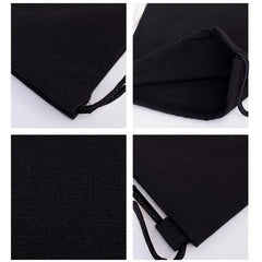 Canvas Drawstring Bag String Backpack Men Women