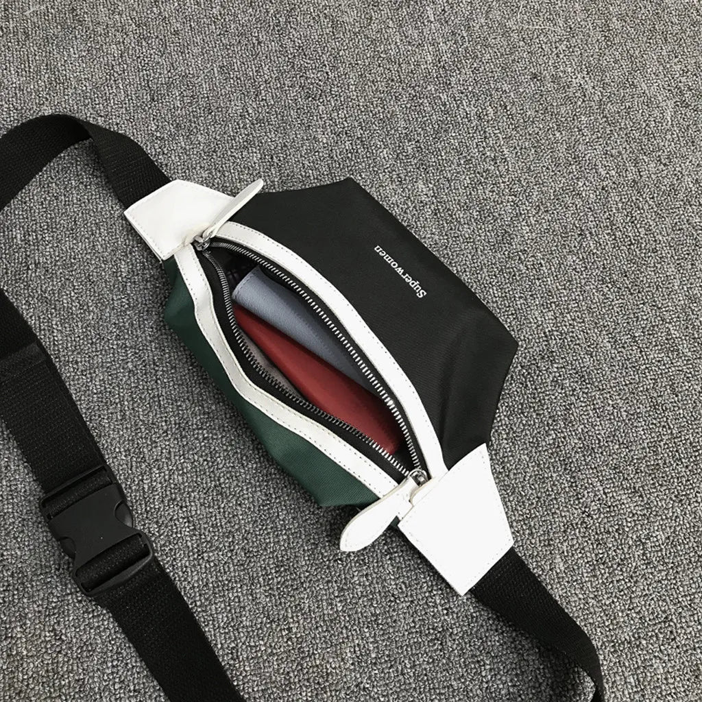 Canvas Banana Fanny Pack Waist Bag for Women