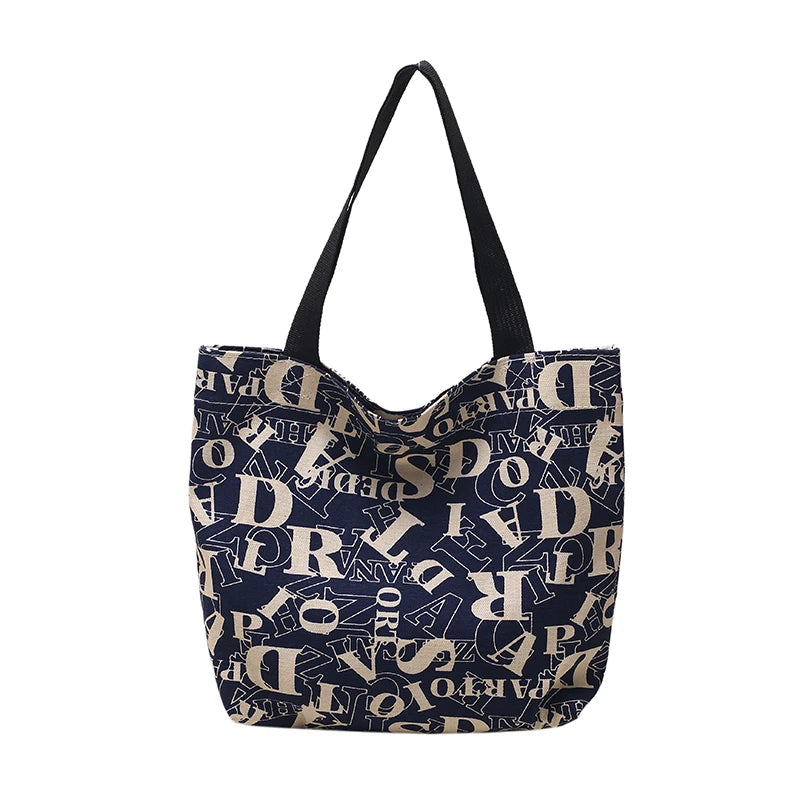 Canvas Female Handbag Comfortable Belt Shoulder Bag Large Capacity