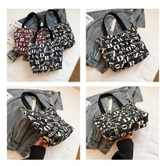Canvas Female Handbag Comfortable Belt Shoulder Bag Large Capacity