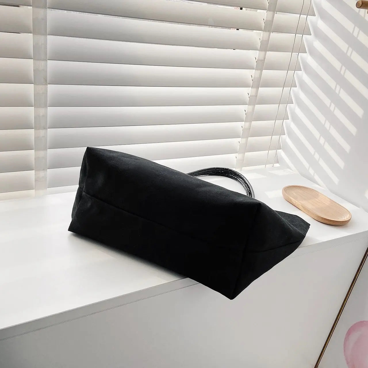 Canvas Female Handbag Comfortable Shoulder Bag Large Capacity Tote