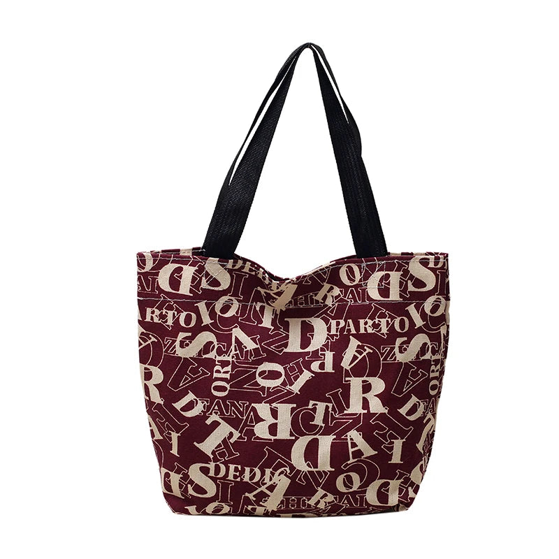 Canvas Female Handbag Comfortable Belt Shoulder Bag Large Capacity