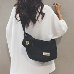 Canvas Hobos Crossbody Bag for Women