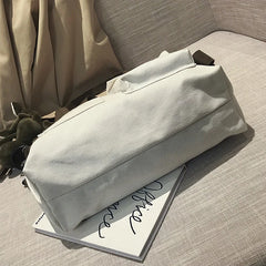 Canvas Ladies Handbag Shoulder Bag Version Buckle Ladies Crossbody Bag