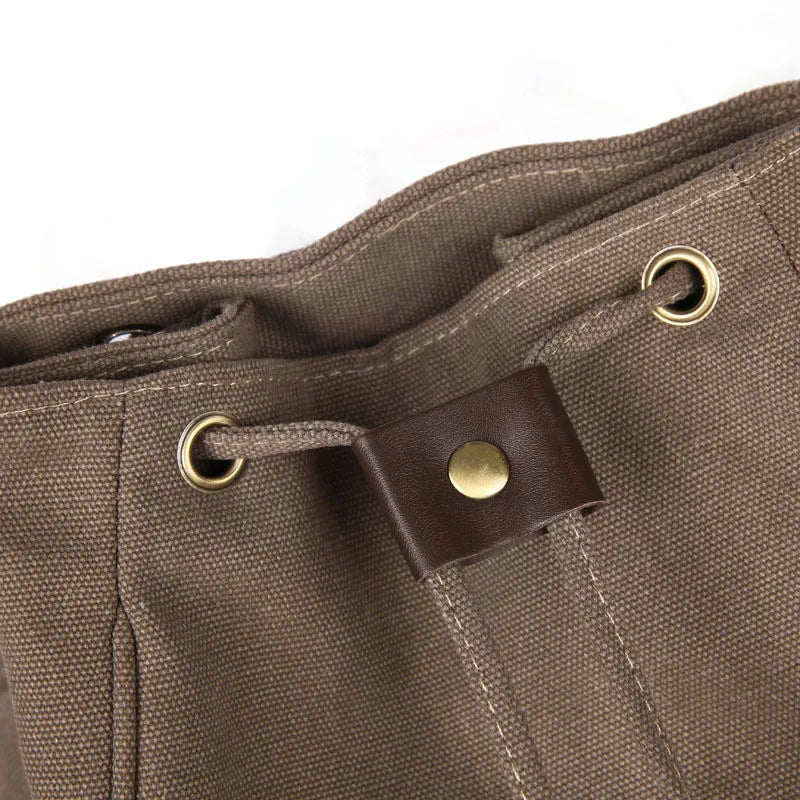 Canvas Laptop Backpack Anti-Theft Women Travel School Backpack
