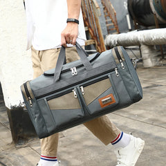 Canvas Men Travel Duffel Bag Large Capacity Sports Bag