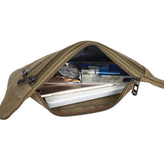 Canvas Men's Waist Packs Outdoor Sports Mountaineering Bag