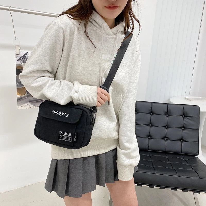 Anti Theft Yellow Messenger Bag for Women