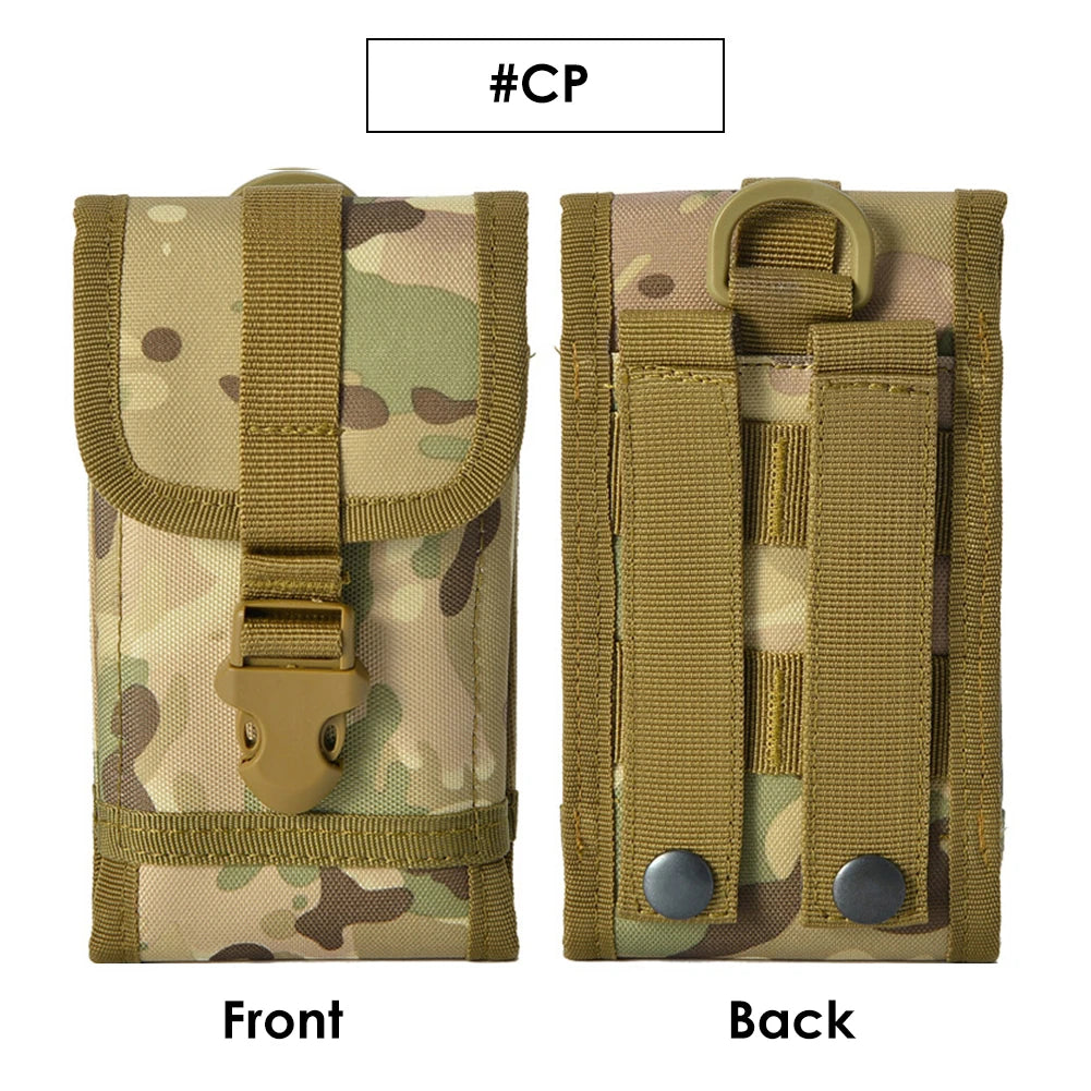 Camouflage Mobile Phone Bag Waterproof Belt Holder