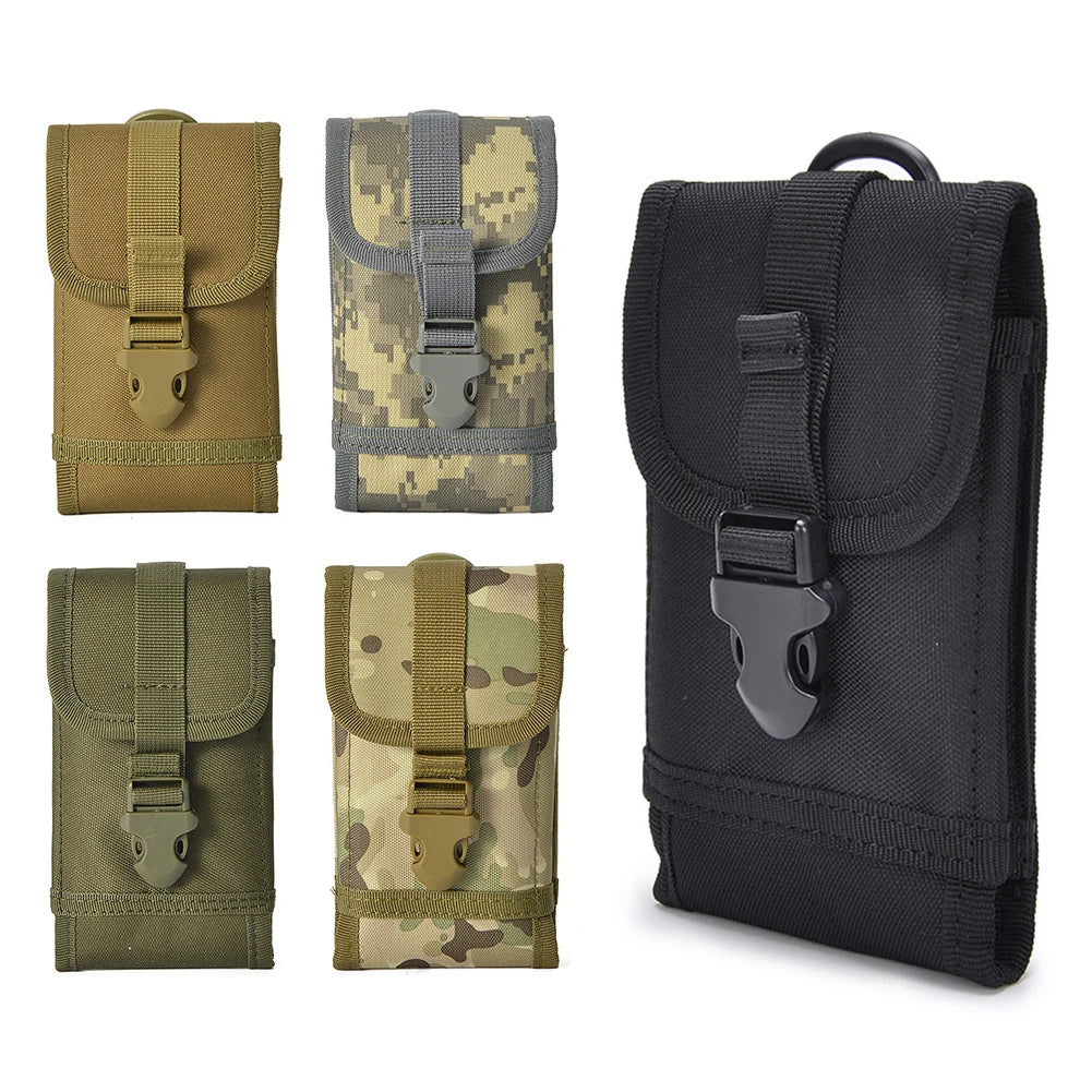 Camouflage Mobile Phone Bag Waterproof Belt Holder