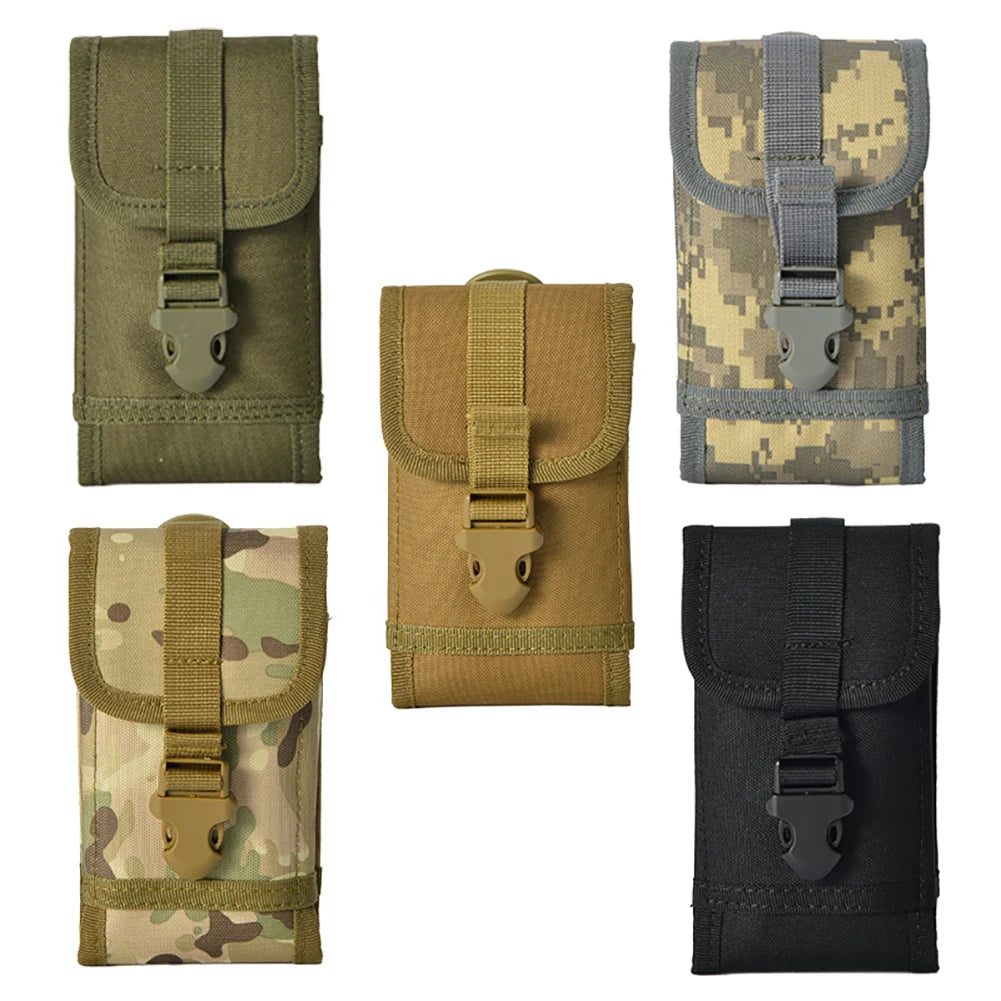 Camouflage Mobile Phone Bag Waterproof Belt Holder
