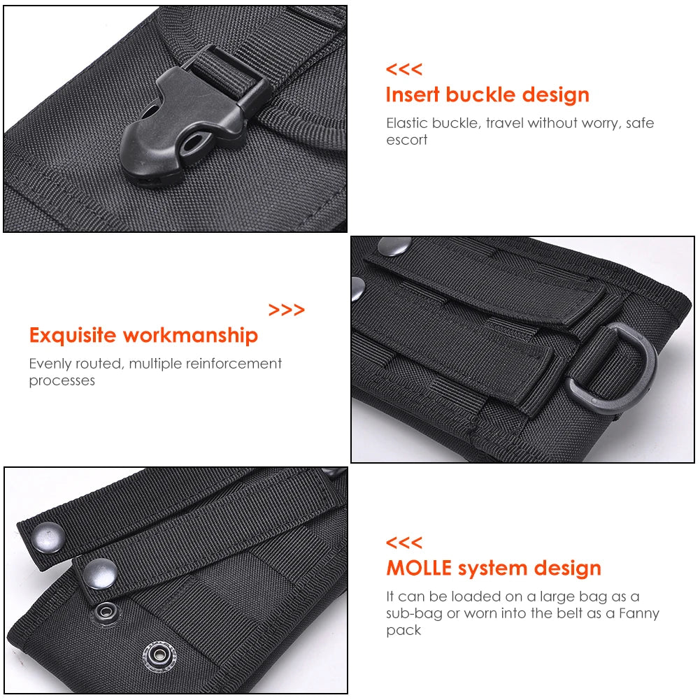 Camouflage Mobile Phone Bag Waterproof Belt Holder