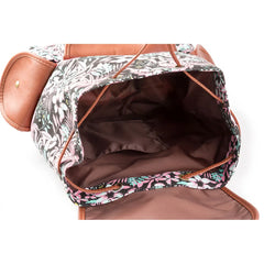 Canvas Printed Backpack Female Bags Retro Women Backpack