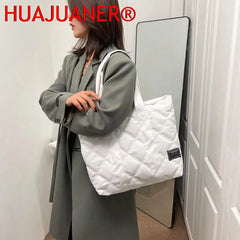 Canvas Shopper Shoulder Bag Soft Cotton Female Totes Bag