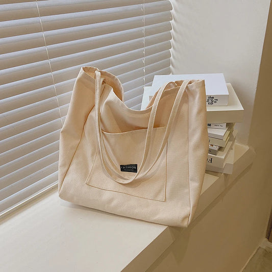 Canvas Shopping Bags Large Capacity Grocery Storage Package