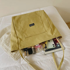 Canvas Shopping Bags Large Capacity Grocery Storage Package
