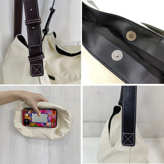 Canvas Shoulder Bag Student Messenger Tote Bag Japanese