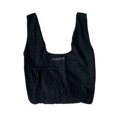 Japanese Canvas Shoulder Bag Letter Printing Shopping Bag