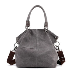 Canvas Shoulder Bag for Women Large Capacity Casual Messenger Bag