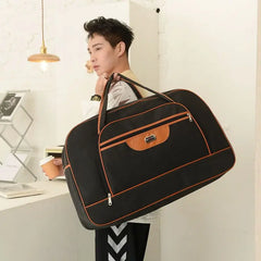 Canvas Travel Bag Durable Duffel Shoulder Weekend Carry Organizer