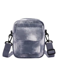 Canvas Small Crossbody Bags Women Dyeing Printing Phone Shoulder Handbag