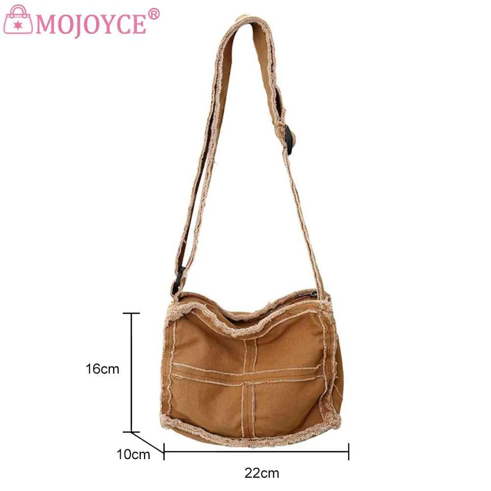 Canvas Book Bag Vintage Literary Ladies Cloth Handbags Casual Adjustable Strap