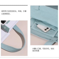 Canvas Tote Bag Shoulder Bag Large Capacity Handbag