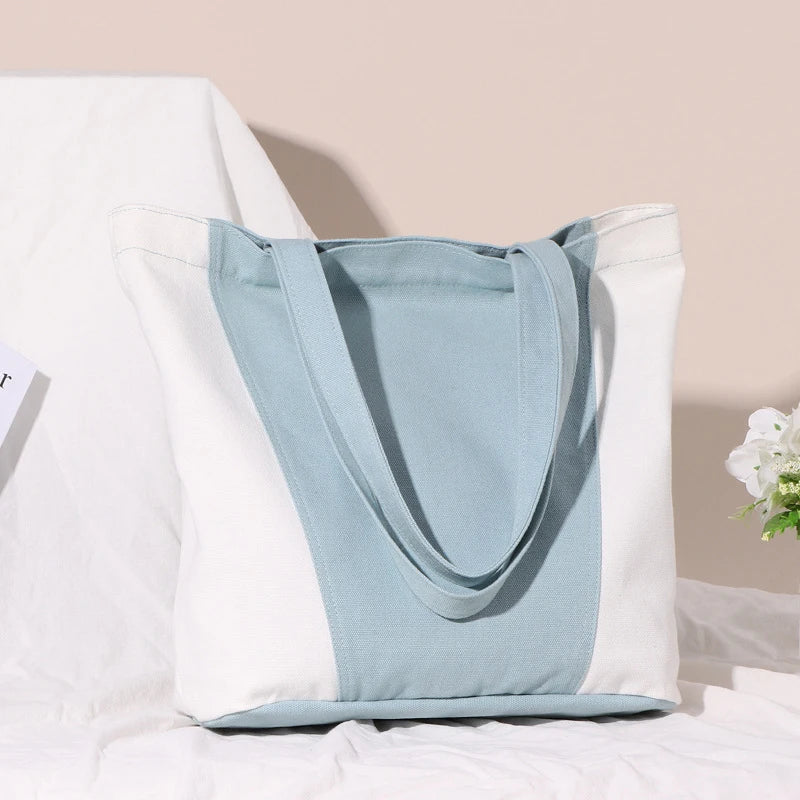 Canvas Tote Bag Shoulder Bag Large Capacity Handbag