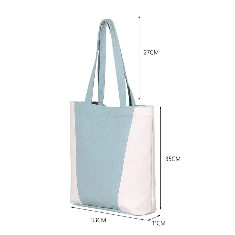 Canvas Tote Bag Shoulder Bag Large Capacity Handbag