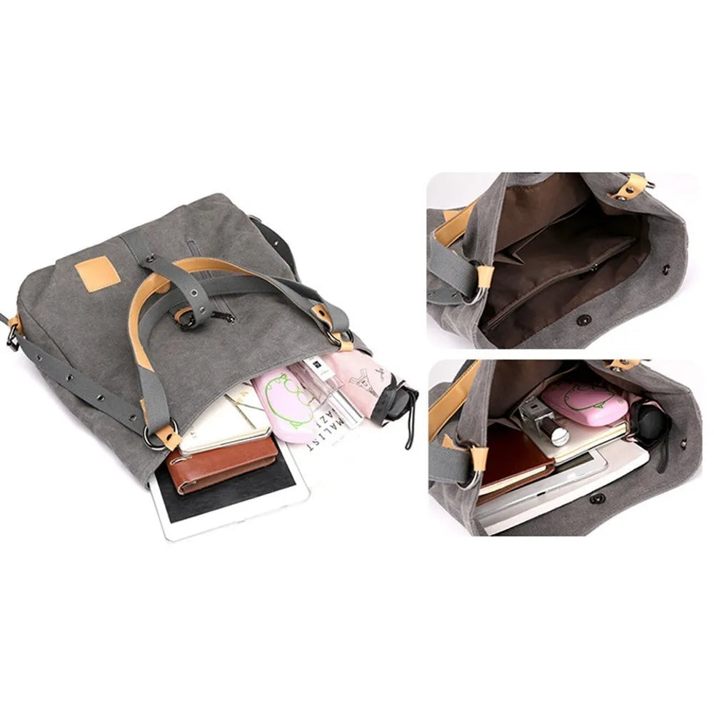 Canvas Tote Bag Women Handbags Crossbody Bag Leisure Shoulder Bags