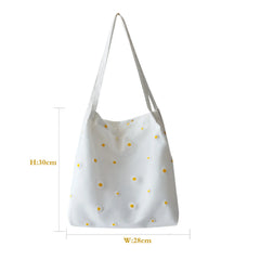 Canvas Tote Bag Daisy Lace Handbags
