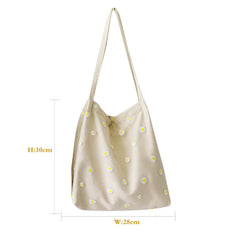 Canvas Tote Bag Daisy Lace Handbags