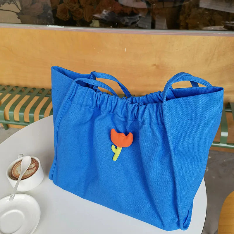 Women's Shoulder Bags Candy Colors Flowers Handb