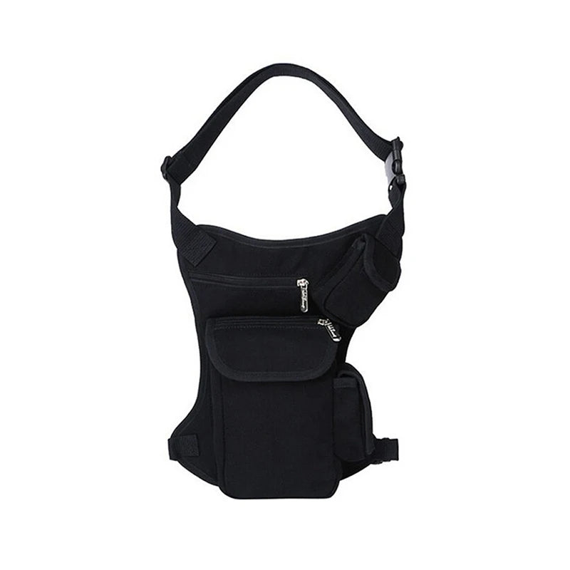 Canvas Waist Thigh Drop Leg Bag Motorcycle Hip Fanny Pack