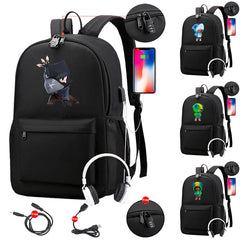 Waterproof Backpack for Teenage Boys Girls with USB Port