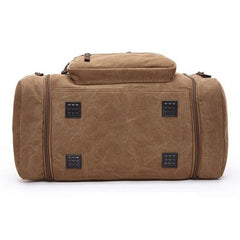 Canvas Weekend Shoulder Bag for Men - Large Capacity Travel Duffel
