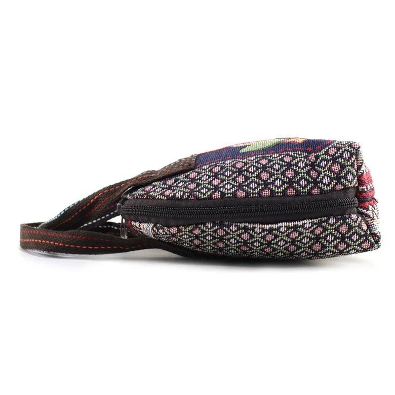 Ethnic Style Embroidered Shell Handbag 24*19.5*2.5