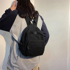 Canvas Women Small Backpack Vintage Feminina School Mini Backpack Women Bagpack
