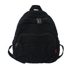 Canvas Small Backpack Vintage School Mini Women Bagpack
