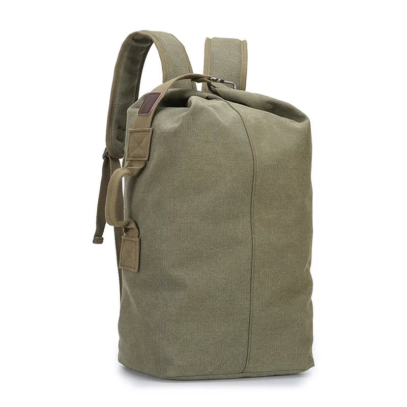 Canvas Backpack Men's Outdoor Sports Travel Bag
