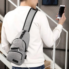 One-shoulder Waterproof Waist Bag Zip Fanny Pack