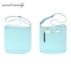 Canvas Shoulder Bag Messenger Bag Ladies Handbag Large Capacity