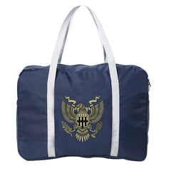 Skull Print Capacity Folding Waterproof Tote Handbag