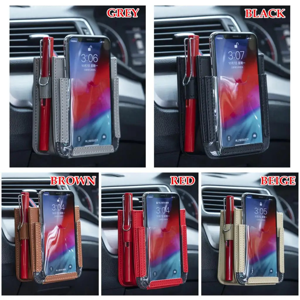 Car Air Outlet Pockets Multi-function Phone Storage Bag