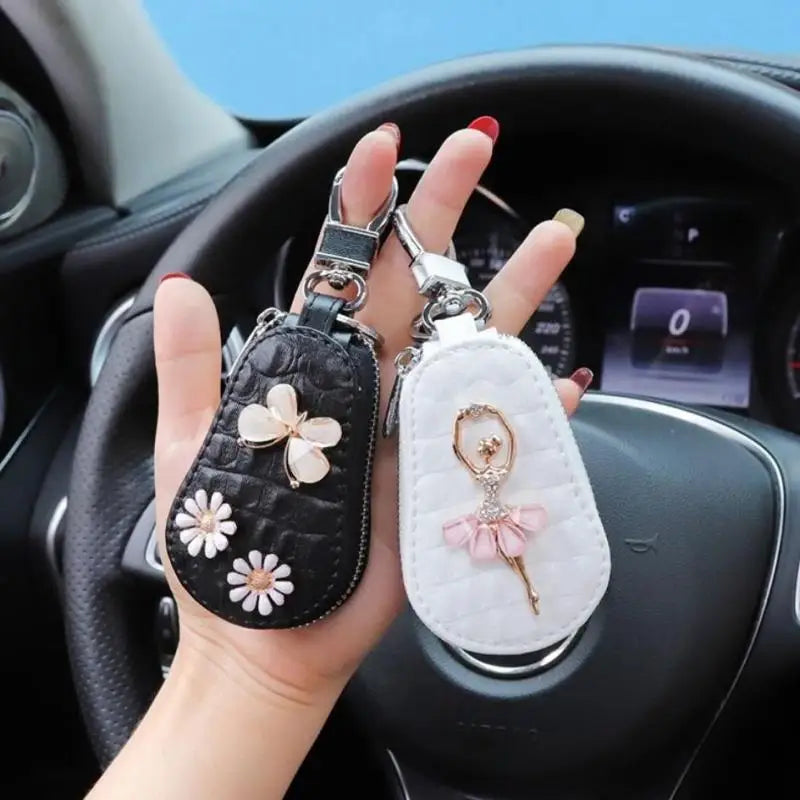 Cute Car Key Bag Female Key Chain Protective Case