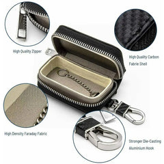 Car Key Bag RFID Signal Blocker Faraday Box Protector
