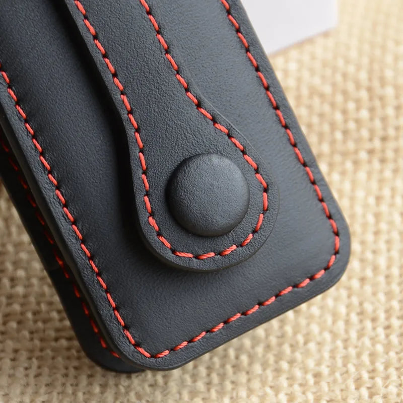 Leather Car Key Case Cover for Porsche Models