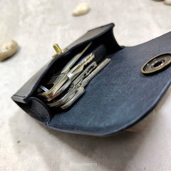 Leather Car Key Case Waist Bag Holder Wallet Organizer Men BHD
