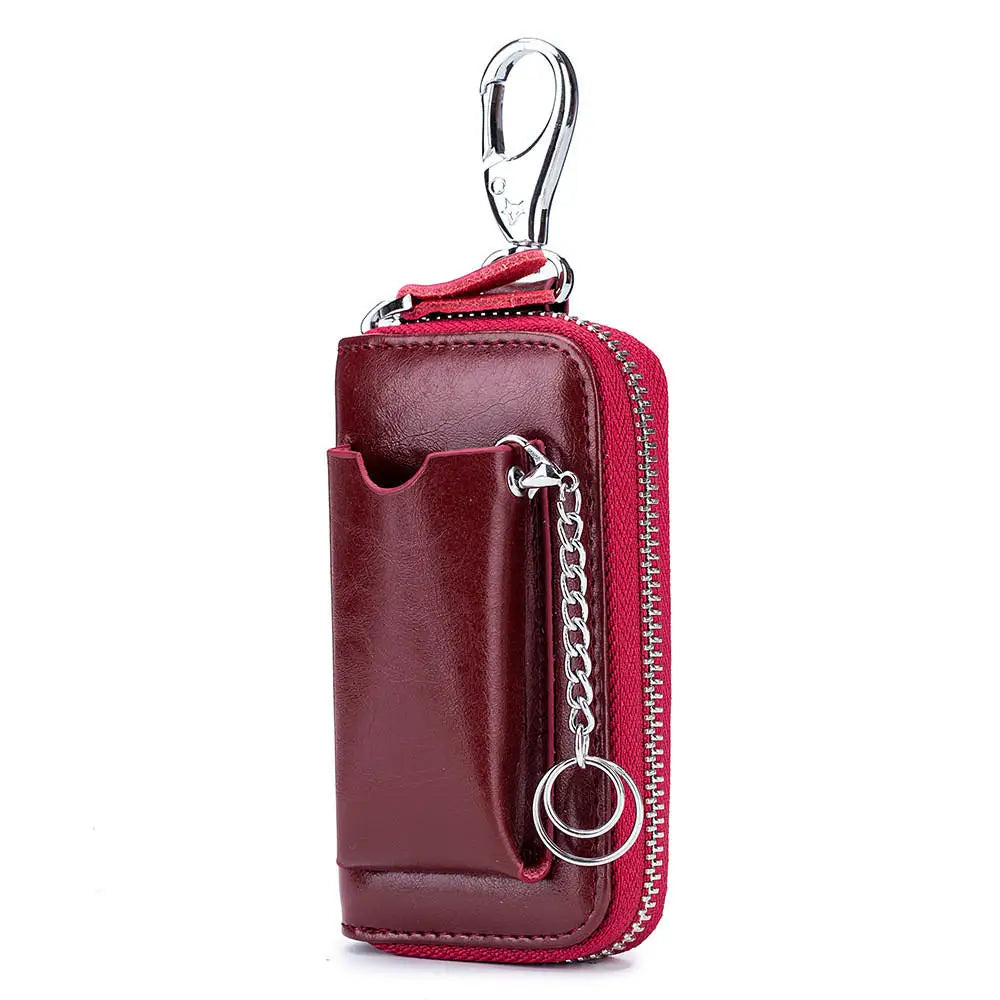 Car Key Wallet Pouch Bag Case Holder Chain Organizer Pouch
